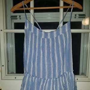 American Eagle straggly peplum tank top